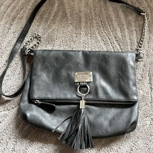 Nine west black clutch purse